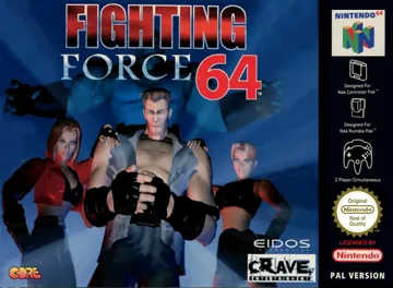 Fighting Force 64 (Europe) box cover front